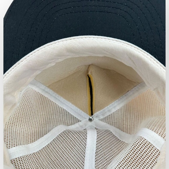 Vintage CAPITAL Trucker Hat Mesh Snapback Black Advertising Retro - Picture 12 of 12